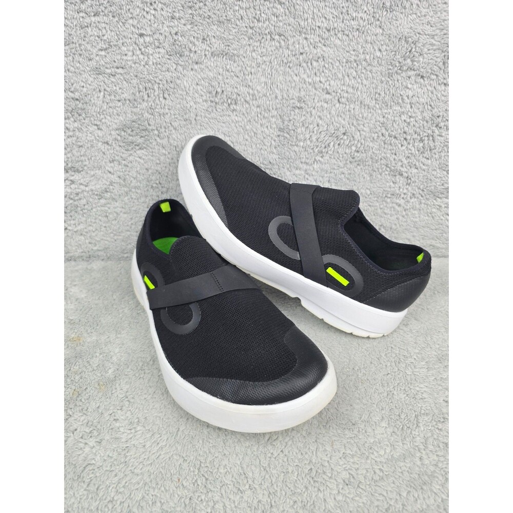 Oofos Oomg Low Mens Recovery Shoes Sz 14 Comfort Black Slip On Casual Sneakers